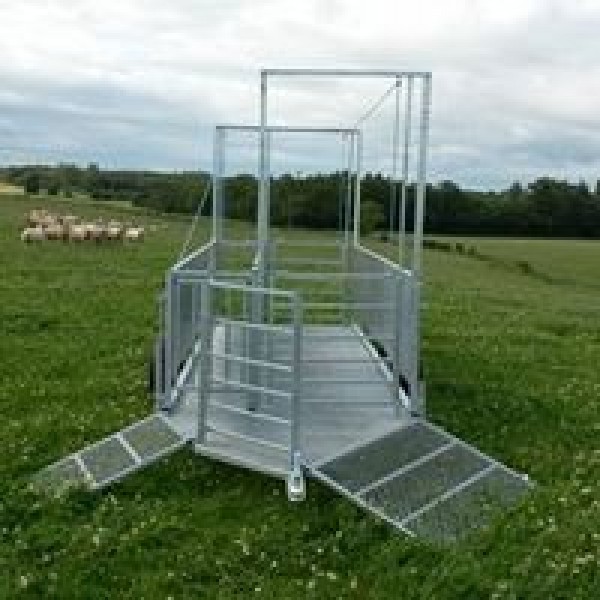 Rhino sheep handling trailer